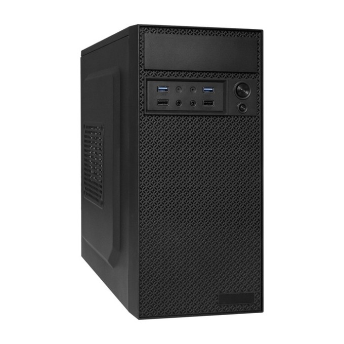 Корпус Minitower ExeGate BAA-308SU2-AAA400 (mATX, БП AAA400 с вент. 12см, 1*USB+2*USB3.0, HD Audio, черный) EX305135RUS