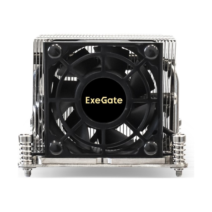 Кулер+направляющая планка ExeGate ESNK-P0070APS4.PWM.4U.3647.Cu + BKT-0126L (Al+Cu, 4U, 5 тепл. трубок, LGA3647, Narrow, TDP 205W, PWM, 1900-3800RPM, 2 ball bearing, 4pin, 44db, 660г, на винтах, с термопастой, в комплекте с направляющей планкой (back plat EX304410RUS