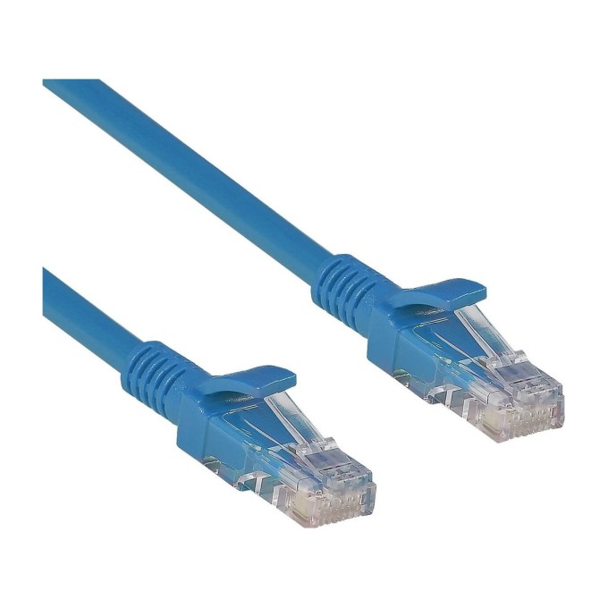 Патч-корд медный ExeGate UTP-RJ45-RJ45-5e-CU-2M-BL, UTP, cat.5e, 2м, синий EX300495RUS