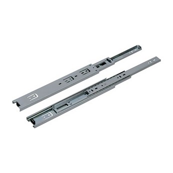 Телескопические направляющие ExeGate RU-550-22"-M для корпусов 1U, комплект 2 шт. (рельсы/салазки для серверных корпусов, установочный размер 550-700 мм, высота 44 мм, длина в сложенном/раздвинутом виде 550/1100 мм, нагрузка до 30 кг)