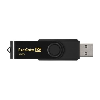 USB-флеш накопитель ExeGate Jet 32GB черный (USB2.0, 480Mbps, пластик/металл)