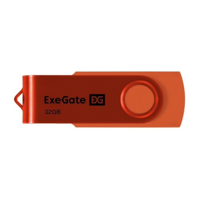 USB-флеш накопитель ExeGate Jet 32GB оранжевый (USB2.0, 480Mbps, пластик/металл) EX302048RUS