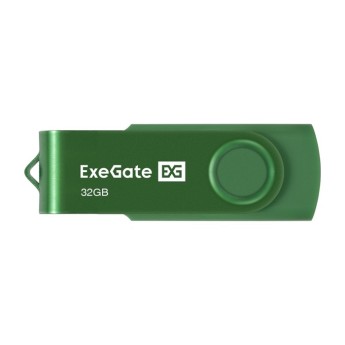 USB-флеш накопитель ExeGate Jet 32GB зеленый (USB2.0, 480Mbps, пластик/металл)