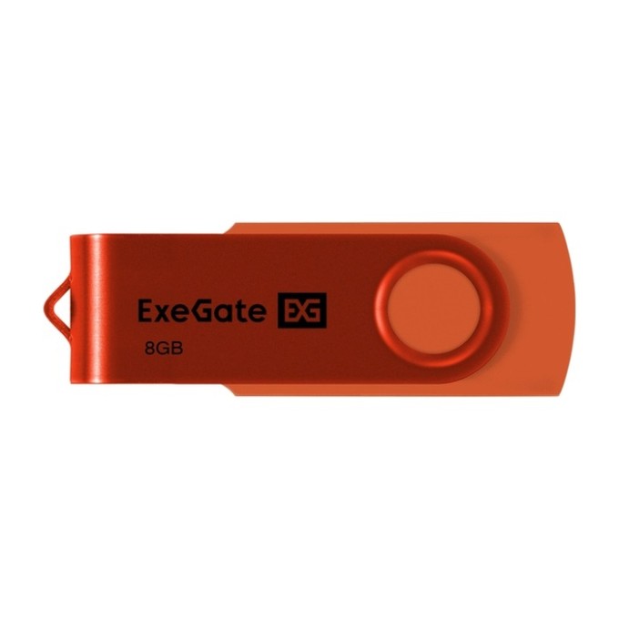 USB-флеш накопитель ExeGate Jet 8GB оранжевый (USB2.0, 480Mbps, пластик/металл) EX302038RUS