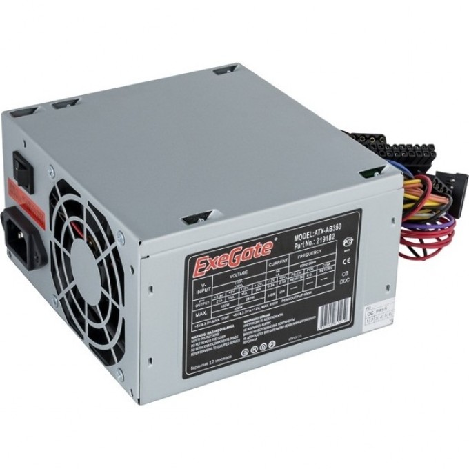 Блок питания 350W EXEGATE AB350 EX219182RUS Блок питания 350W EXEGATE AB350 EX219182RUS