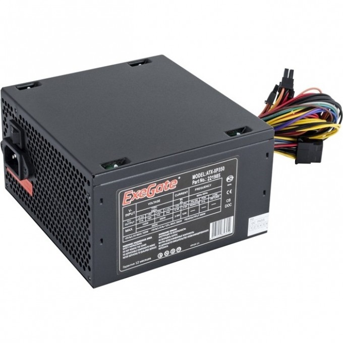 Блок питания 350W EXEGATE XP350 EX221985RUS-S EX278031RUS Блок питания 350W EXEGATE XP350 EX221985RUS-S EX278031RUS