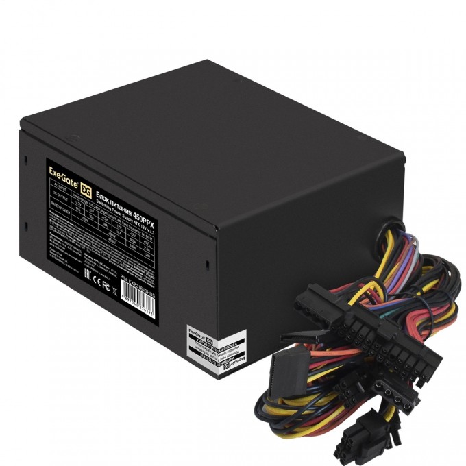 Блок питания 450W EXEGATE 450PPX EX221640RUS-S EX278145RUS Блок питания 450W EXEGATE 450PPX EX221640RUS-S EX278145RUS
