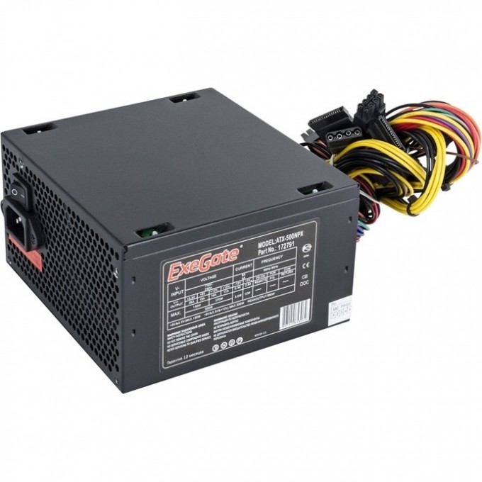 Блок питания 500W EXEGATE 500NPX EX224734RUS Блок питания 500W EXEGATE 500NPX EX224734RUS