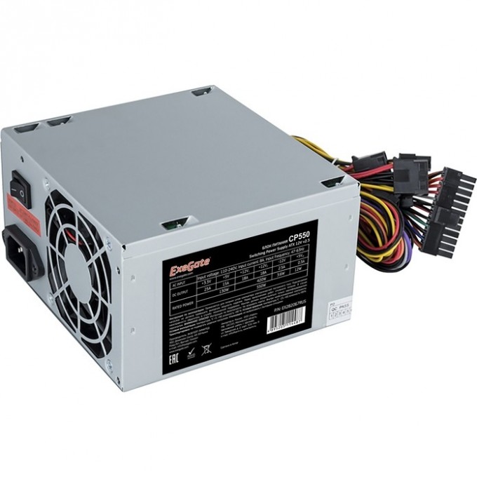 Блок питания 550W EXEGATE CP550 EX282067RUS Блок питания 550W EXEGATE CP550 EX282067RUS