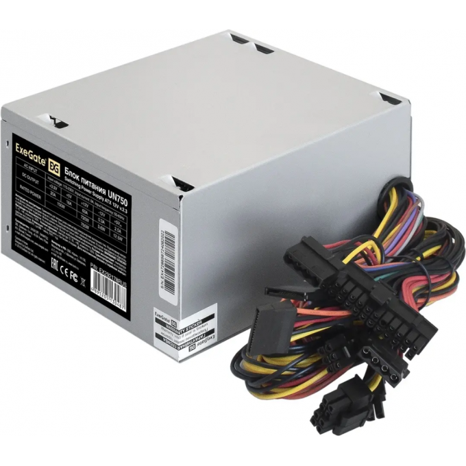Блок питания 750W EXEGATE UN750 EX292178RUS-PC EX293077RUS Блок питания 750W EXEGATE UN750 EX292178RUS-PC EX293077RUS