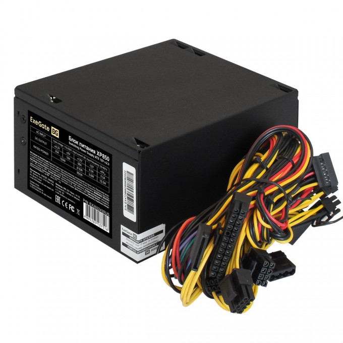 Блок питания 850W EXEGATE XP850 EX292243RUS-S Блок питания 850W EXEGATE XP850 EX292243RUS-S