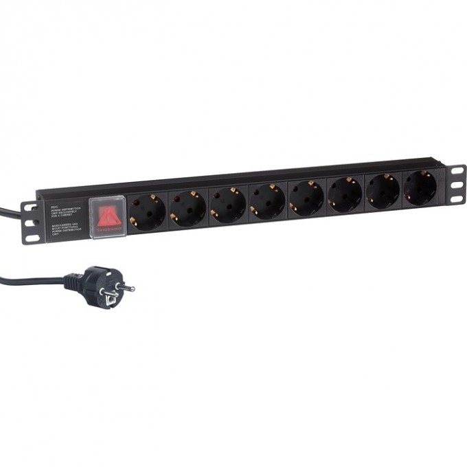 Блок розеток EXEGATE SERVERPRO PDU-19H803 AL-8S-EU2CU-SW EX280842RUS Блок розеток EXEGATE SERVERPRO PDU-19H803 AL-8S-EU2CU-SW EX280842RUS