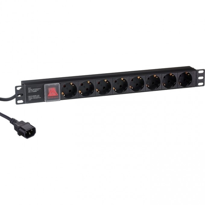 Блок розеток EXEGATE SERVERPRO PDU-19H806 AL-8S-C14-3-SW EX280845RUS Блок розеток EXEGATE SERVERPRO PDU-19H806 AL-8S-C14-3-SW EX280845RUS