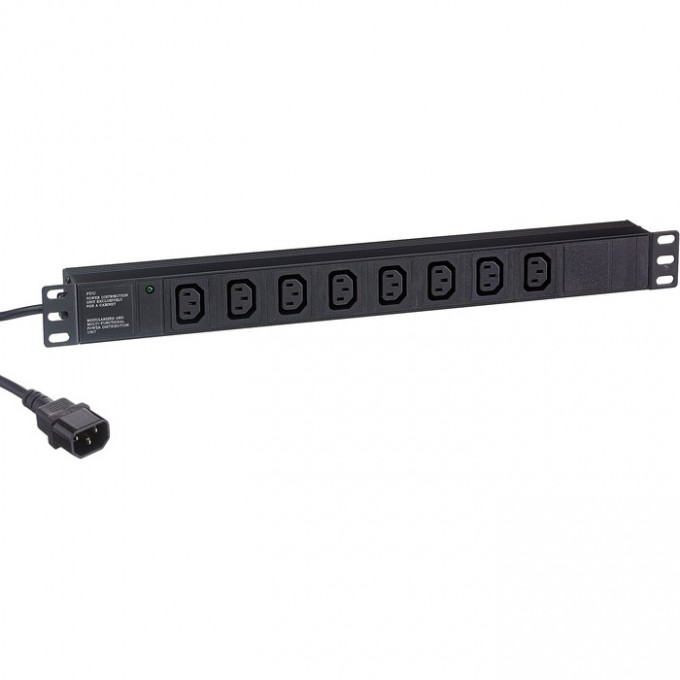 Блок розеток EXEGATE SERVERPRO PDU-19H810 AL-8C13-C14-2.5CU EX280856RUS Блок розеток EXEGATE SERVERPRO PDU-19H810 AL-8C13-C14-2.5CU EX280856RUS