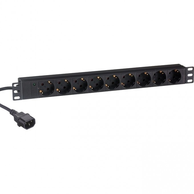 Блок розеток EXEGATE SERVERPRO PDU-19H906 AL-9S-C14-2.5CU EX280852RUS Блок розеток EXEGATE SERVERPRO PDU-19H906 AL-9S-C14-2.5CU EX280852RUS