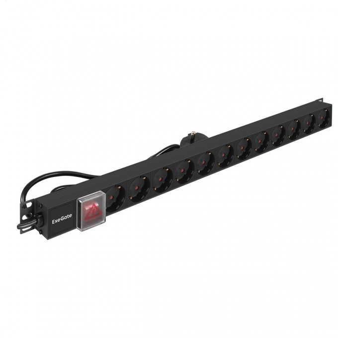 Блок розеток EXEGATE SERVERPRO PDU-V120 Al-12S-EU2.5-SW EX296172RUS Блок розеток EXEGATE SERVERPRO PDU-V120 Al-12S-EU2.5-SW EX296172RUS