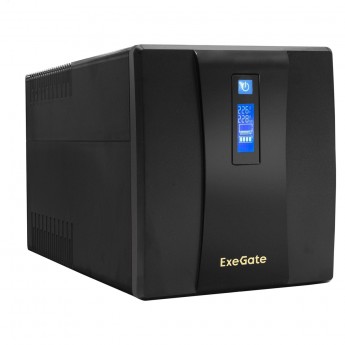 Источник бесперебойного питания EXEGATE SPECIALPRO SMART LLB-1500.LCD.AVR.4SH.RJ.USB Источник бесперебойного питания EXEGATE SPECIALPRO SMART LLB-1500.LCD.AVR.4SH.RJ.USB