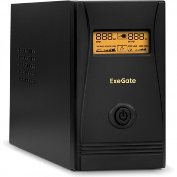 Источник бесперебойного питания EXEGATE SPECIALPRO SMART LLB-400.LCD.AVR.2SH.RJ.USB