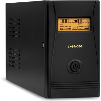 Источник бесперебойного питания EXEGATE SPECIALPRO SMART LLB-850.LCD.AVR.2SH.RJ.USB