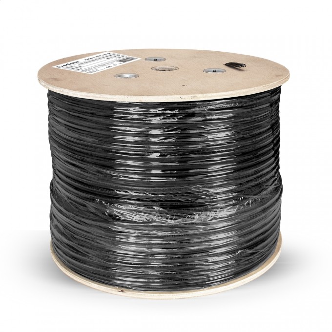 Кабель EXEGATE UTP4-C5e-CCA-S24-SW-OUT-PE-BK-305 UTP EX300625RUS