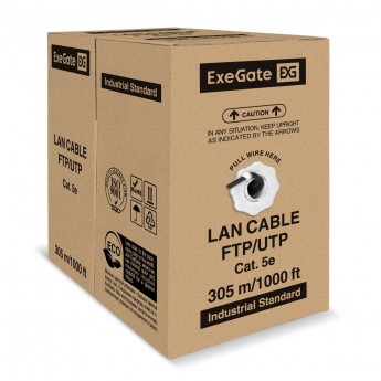 Кабель EXEGATE UTP4-C5e-CCA-S25-OUT-PE-BK-305 UTP Кабель EXEGATE UTP4-C5e-CCA-S25-OUT-PE-BK-305 UTP