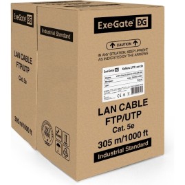 Кабель EXEGATE UTP4-C5E-CU-S25-IN -LSZH-GR-305 UTP Кабель EXEGATE UTP4-C5E-CU-S25-IN -LSZH-GR-305 UTP