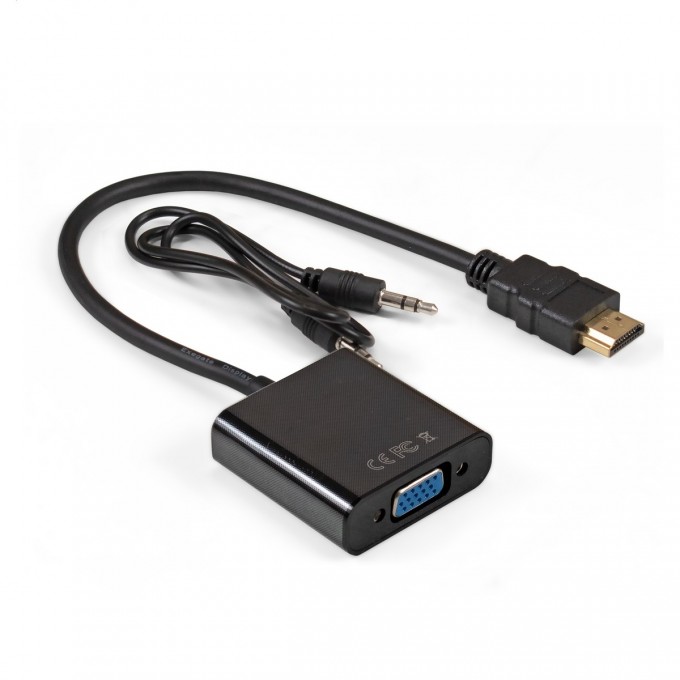 Кабель-переходник HDMI-VGA EXEGATE EX-HDMIM-VGAF-3.5JackS-0.3 EX297588RUS Кабель-переходник HDMI-VGA EXEGATE EX-HDMIM-VGAF-3.5JackS-0.3 EX297588RUS