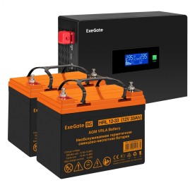 Комплект EXEGATE ИБП EX295994RUS + батарея 33Aч EX285664RUS 2 шт
