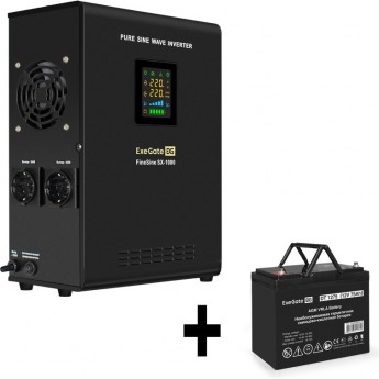 Комплект EXEGATE ИБП EX295997RUS + батарея 75Aч EX282983RUS 1шт Комплект EXEGATE ИБП EX295997RUS + батарея 75Aч EX282983RUS 1шт