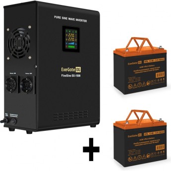 Комплект EXEGATE ИБП EX295998RUS + батарея 80Aч EX285654RUS 2шт Комплект EXEGATE ИБП EX295998RUS + батарея 80Aч EX285654RUS 2шт