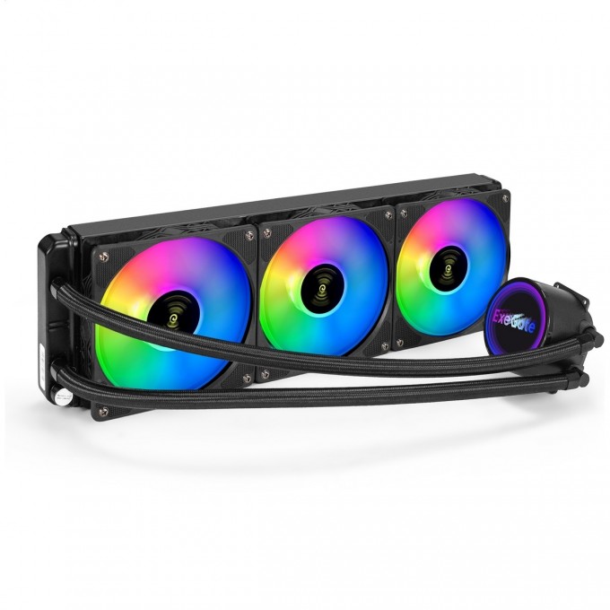 Комплект водяного охлаждения EXEGATE BLACKWATER-360.PWM.RGB EX297325RUS Комплект водяного охлаждения EXEGATE BLACKWATER-360.PWM.RGB EX297325RUS