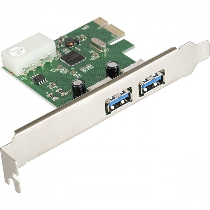 Контроллер EXEGATE EXE-319 PCI-E 2.0, 2xUSB 3.0 ext, разъем доп.питания EX283718RUS Контроллер EXEGATE EXE-319 PCI-E 2.0, 2xUSB 3.0 ext, разъем доп.питания EX283718RUS