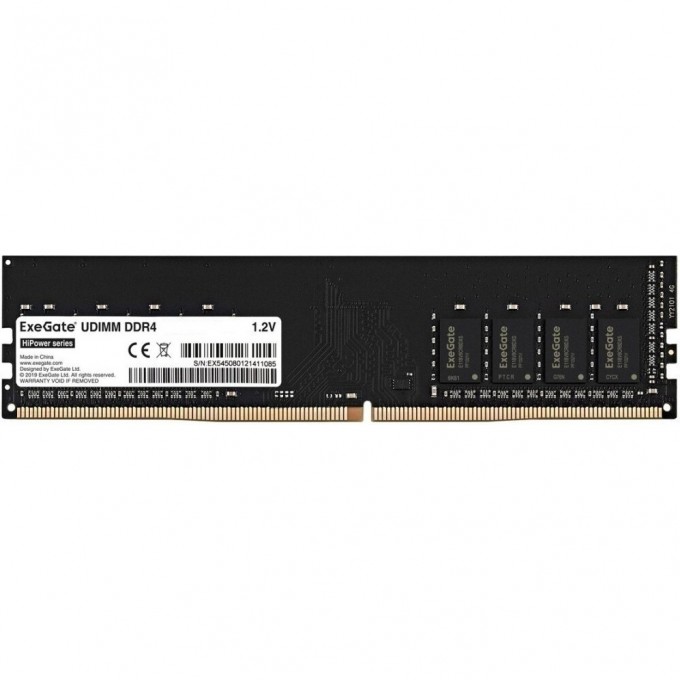 Модуль памяти EXEGATE HIPOWER DIMM DDR4 32GB EX295289RUS Модуль памяти EXEGATE HIPOWER DIMM DDR4 32GB EX295289RUS