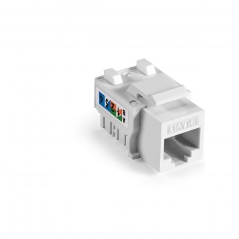Модуль-вставка Keystone Jack RJ-45 EXEGATE KJ-8P8C-U-C6-90-110