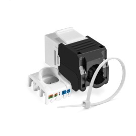 Модуль-вставка Keystone Jack RJ-45 EXEGATE KJ-8P8C-U-C6A-180-TL
