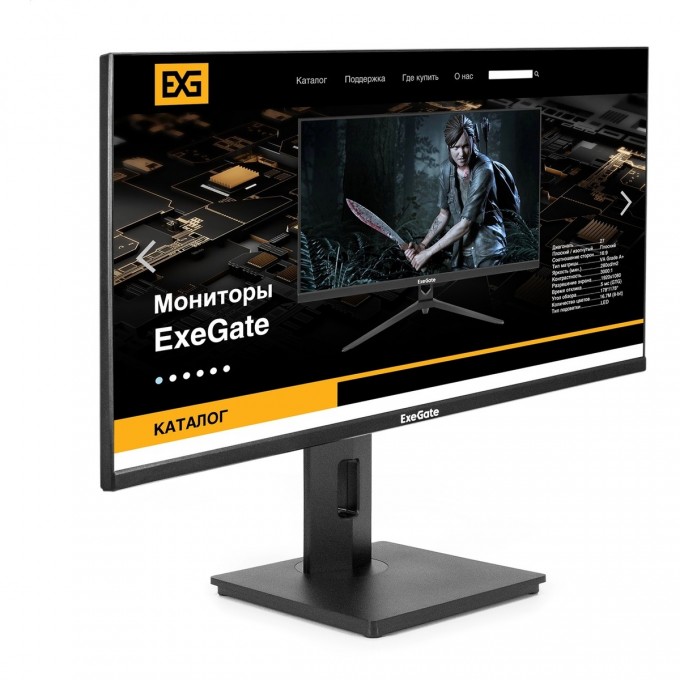 Монитор безрамочный 27" EXEGATE COMBAT EG2707A EX295595RUS Монитор безрамочный 27" EXEGATE COMBAT EG2707A EX295595RUS