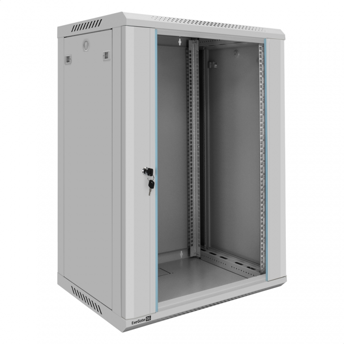 Шкаф телекоммуникационный 19" 18U EXEGATE EC-WM-18U.450.G.GREY EX300259RUS