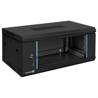 Шкаф телекоммуникационный 19" 4U EXEGATE EC-WM-4U.450.G.BLACK