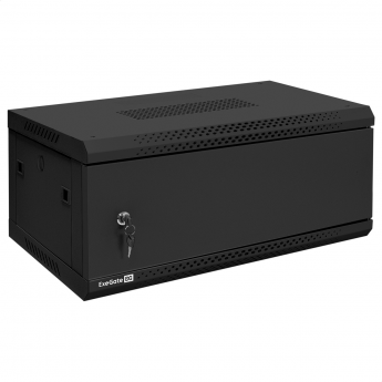 Шкаф телекоммуникационный 19" 4U EXEGATE EC-WM-4U.450.M.BLACK