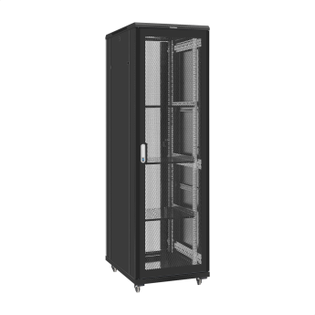 Шкаф телекоммуникационный 19" напольный 42U EXEGATE EC-FS-42U.600.800.V.V.BLACK