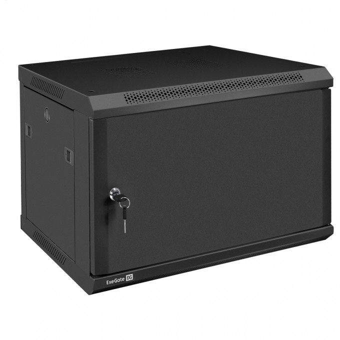 Шкаф телекоммуникационный EXEGATE EC-WM-6U.450.M.BLACK EX298617RUS Шкаф телекоммуникационный EXEGATE EC-WM-6U.450.M.BLACK EX298617RUS