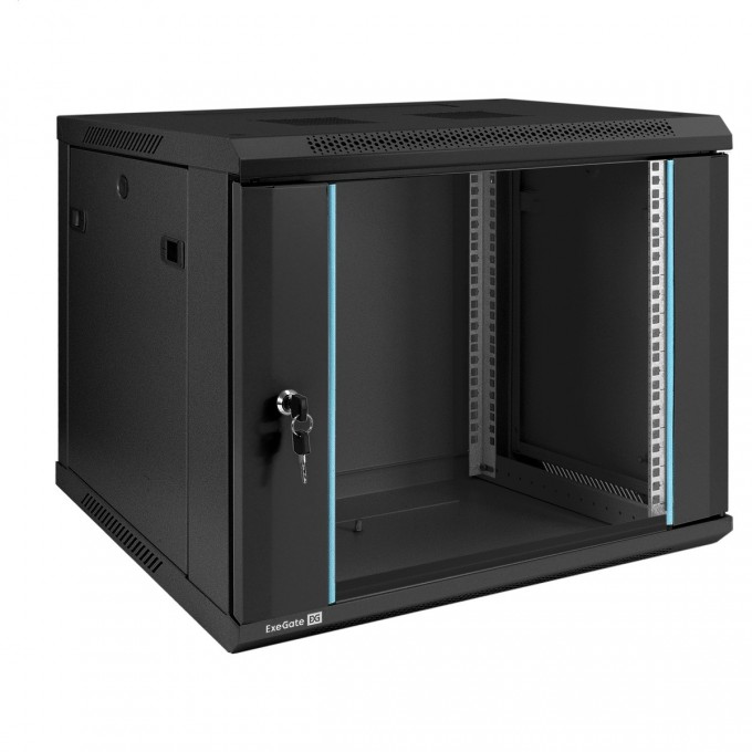 Шкаф телекоммуникационный EXEGATE EC-WM-9U.450.G.BLACK EX298607RUS Шкаф телекоммуникационный EXEGATE EC-WM-9U.450.G.BLACK EX298607RUS
