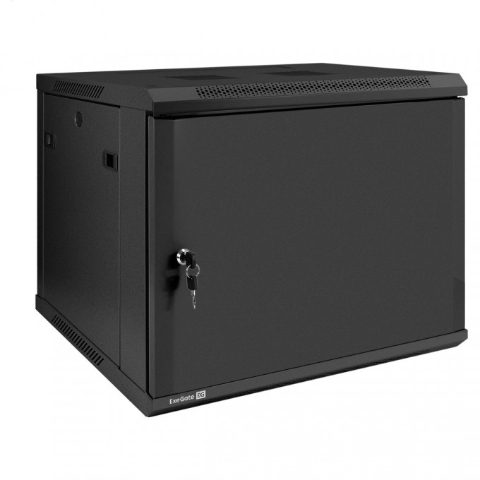 Шкаф телекоммуникационный EXEGATE EC-WM-9U.450.M.BLACK EX298619RUS Шкаф телекоммуникационный EXEGATE EC-WM-9U.450.M.BLACK EX298619RUS