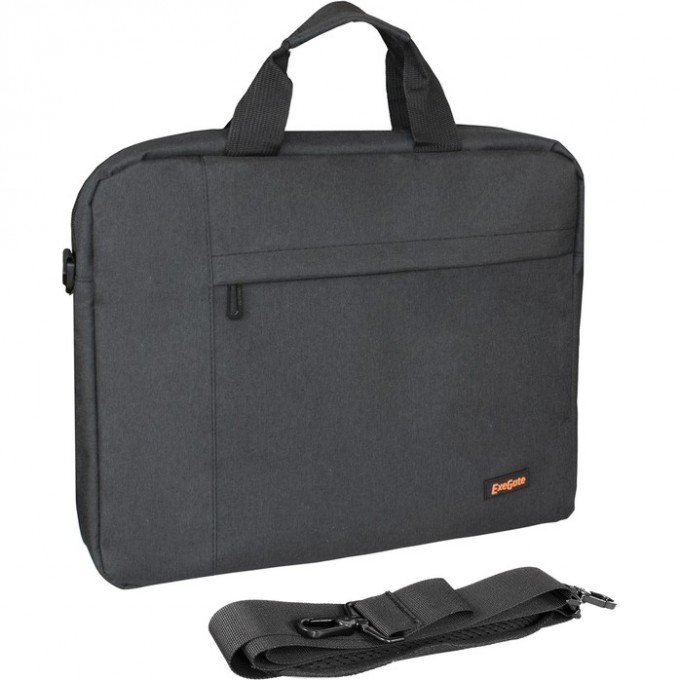 Сумка EXEGATE BUSINESS ECC-215 BLACK, черная, полиэстер повышенной плотности 600D, 15.6" EX283436RUS Сумка EXEGATE BUSINESS ECC-215 BLACK, черная, полиэстер повышенной плотности 600D, 15.6" EX283436RUS
