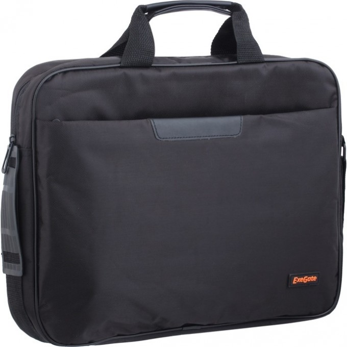 Сумка EXEGATE OFFICE F1595 BLACK, черная, полиэстер, для ноутбуков до 15.6" EX264610RUS Сумка EXEGATE OFFICE F1595 BLACK, черная, полиэстер, для ноутбуков до 15.6" EX264610RUS