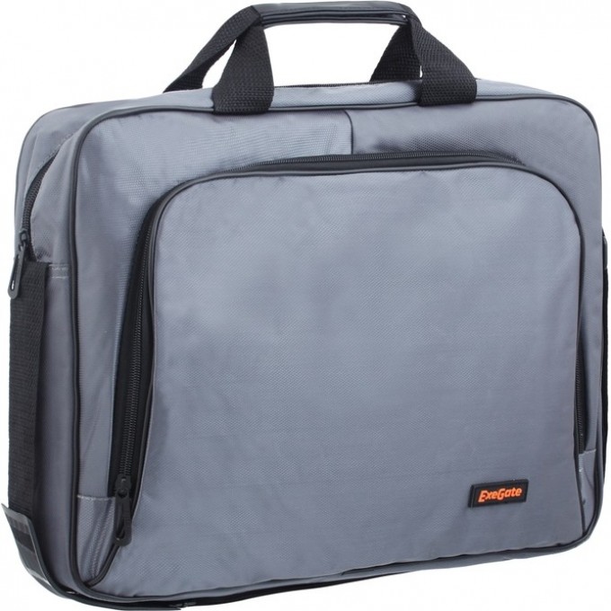Сумка EXEGATE OFFICE F1596 DARK-GREY, темно-серая, полиэстер, для ноутбуков до 15.6" EX264612RUS Сумка EXEGATE OFFICE F1596 DARK-GREY, темно-серая, полиэстер, для ноутбуков до 15.6" EX264612RUS