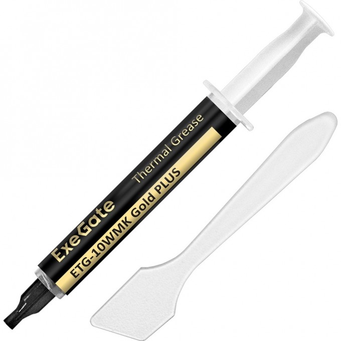 Термопаста EXEGATE ETG-10WMK Gold PLUS 4г EX296086RUS Термопаста EXEGATE ETG-10WMK Gold PLUS 4г EX296086RUS