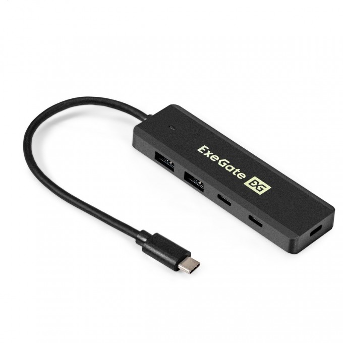 USB-Хаб (концентратор) 4-в-1 EXEGATE DUB-2C2P/5G EX298176RUS USB-Хаб (концентратор) 4-в-1 EXEGATE DUB-2C2P/5G EX298176RUS