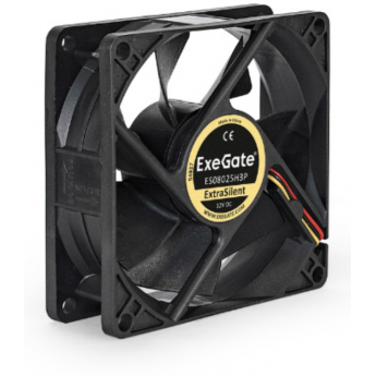 Вентилятор 12В DC EXEGATE EX08025H2P 80x80x25 мм