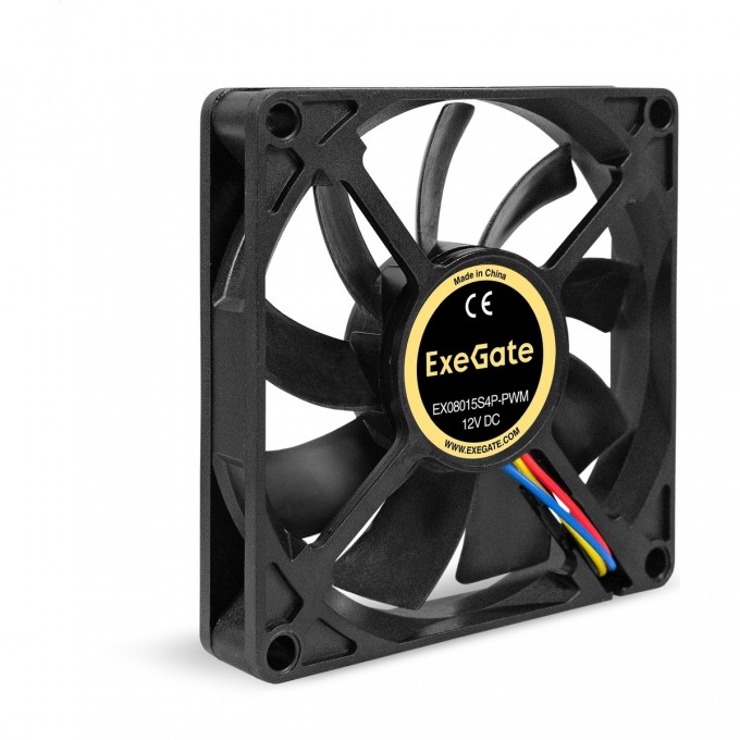 Вентилятор 12В DC EXEGATE EX08015S4P-PWM EX295235RUS Вентилятор 12В DC EXEGATE EX08015S4P-PWM EX295235RUS